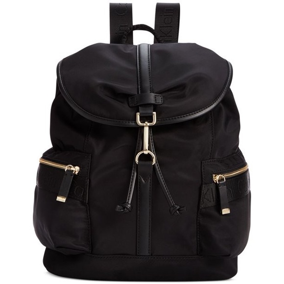[SOLD] Calvin Klein Black Nylon Backpack - Picture 1 of 7
